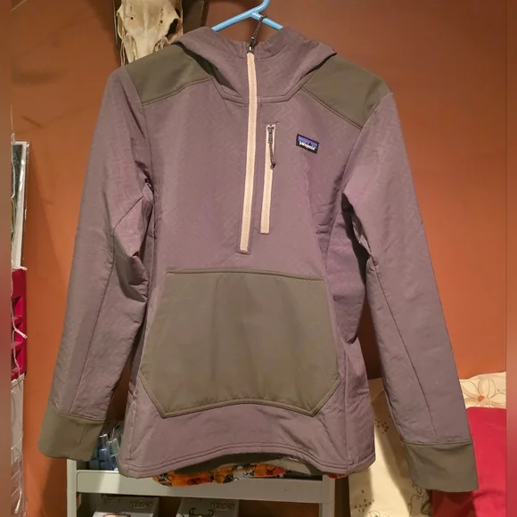 Patagonia Women's R2 Crossstrata Pullover Marlow Brown Medium - Picture 2 of 4